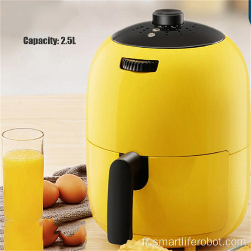 Friteuse à air à usage domestique jaune 2.5L